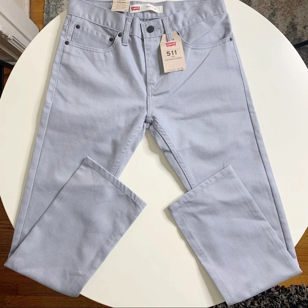 Levi’s 511 Men’s Skinny Fit Jean Gray Silver 28x29 New